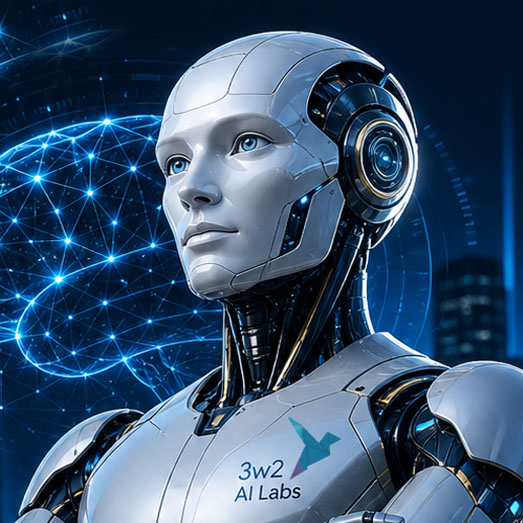 Asistente visual de 3w2 AI Labs.